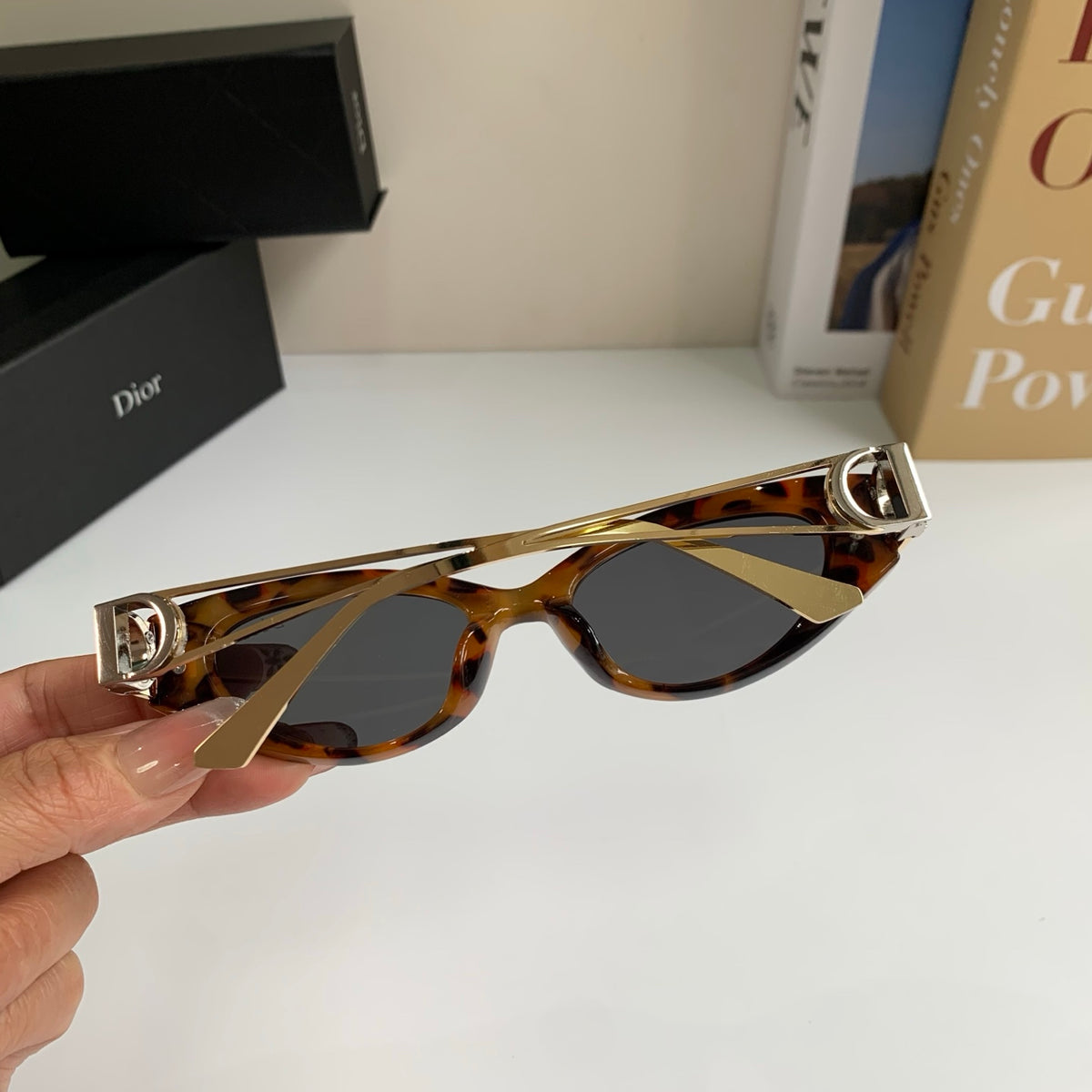 Dior Cat-Eye Silver Lens Sunglasses for Men & Women - 398760 - detail image 7