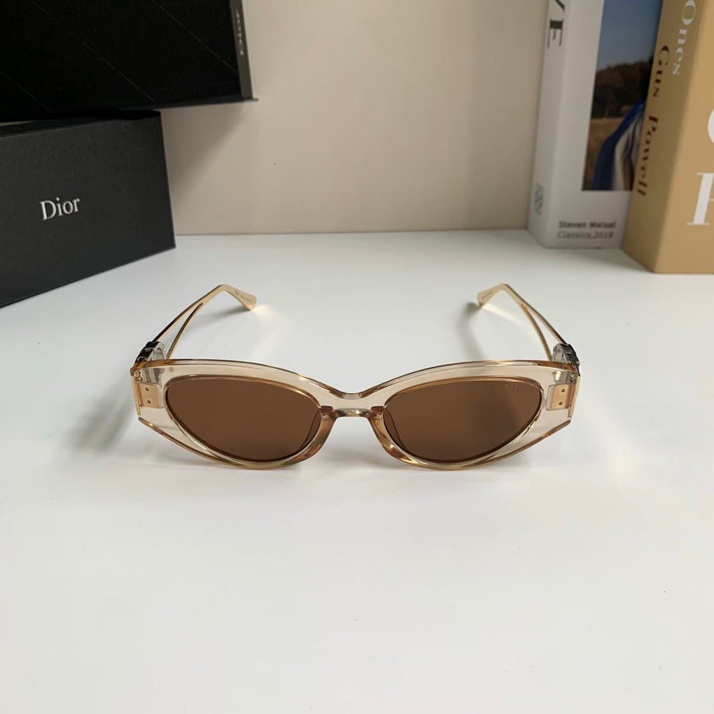 Dior Cat-Eye Brown Lens Sunglasses for Men & Women - detail image 3