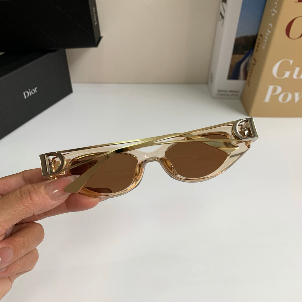 Dior Cat-Eye Brown Lens Sunglasses for Men & Women - detail image 7