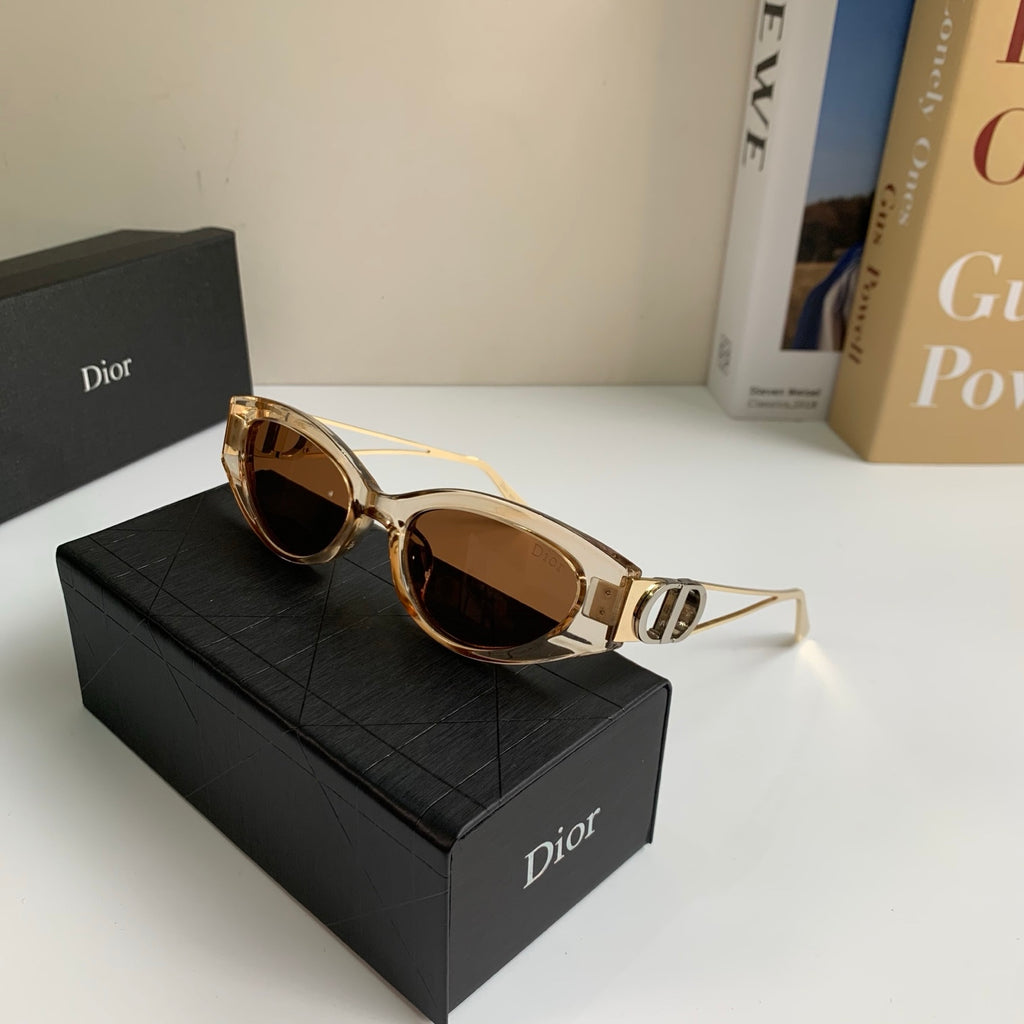 Dior Cat-Eye Brown Lens Sunglasses for Men & Women - detail image 5