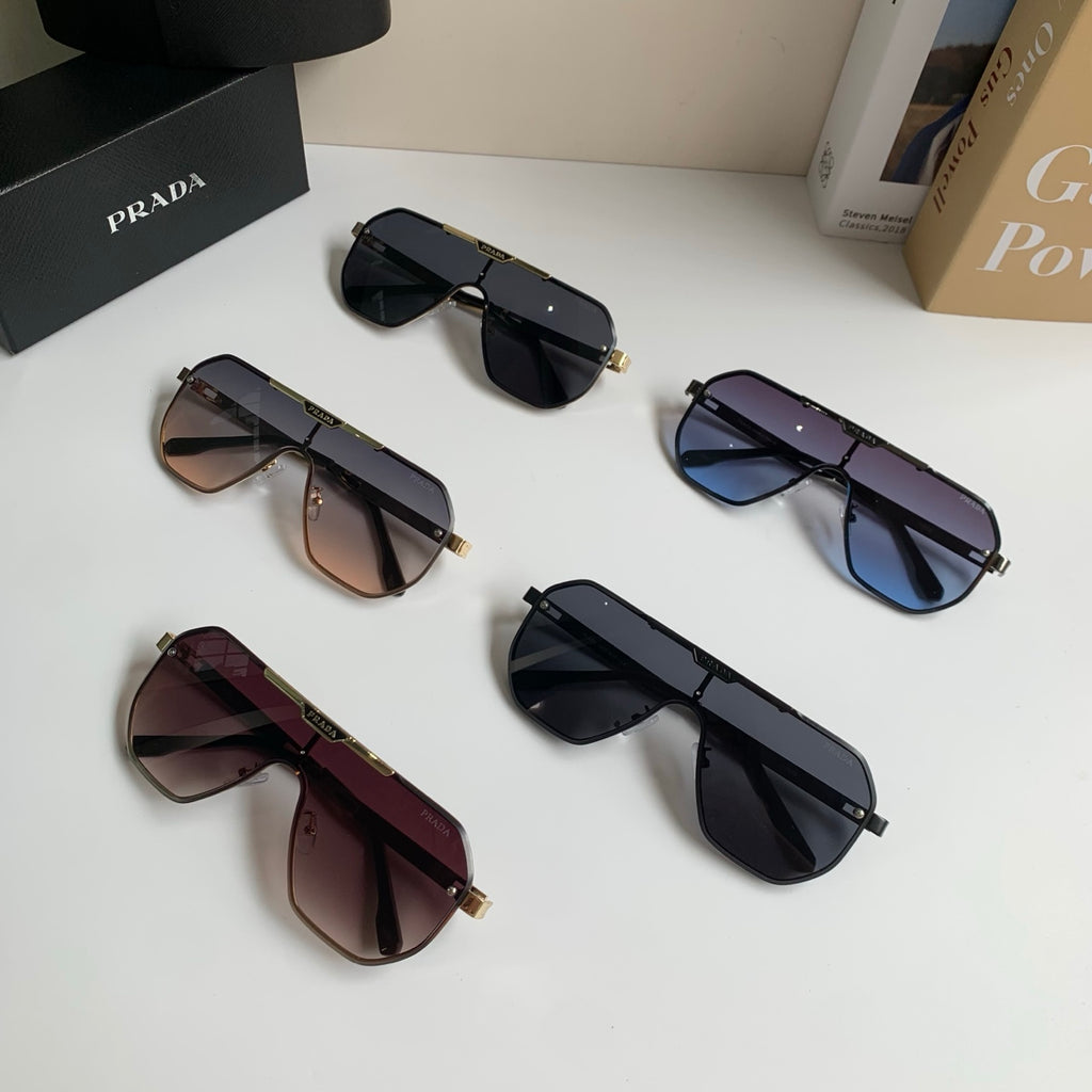 Prada Oversized Black Lens Sunglasses for Men & Women - detail image 9