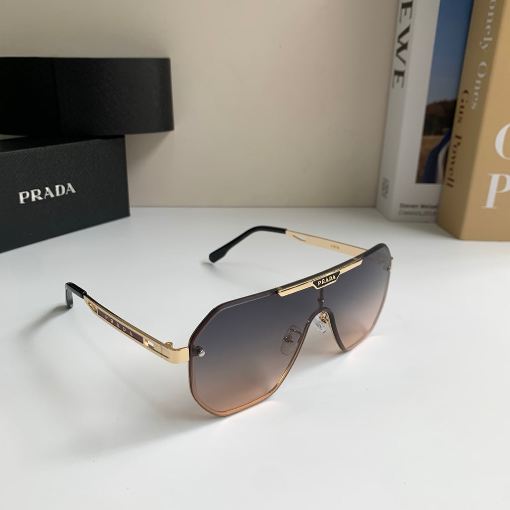 Prada Oversized Silver Lens Sunglasses for Men & Women - 415779