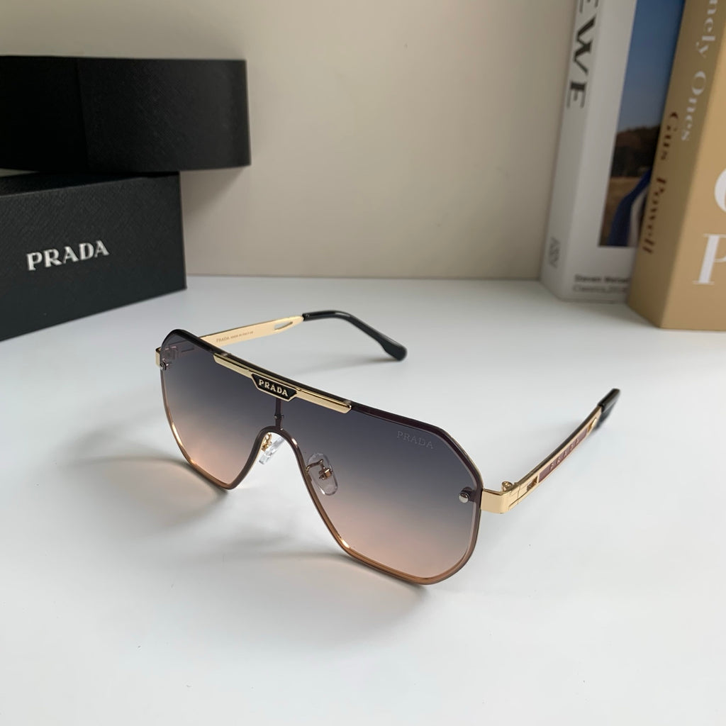 Prada Oversized Silver Lens Sunglasses for Men & Women - 487033 - detail image 2