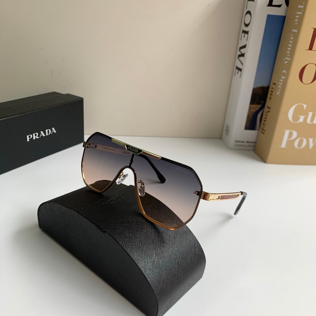 Prada Oversized Silver Lens Sunglasses for Men & Women - 415779 - detail image 4