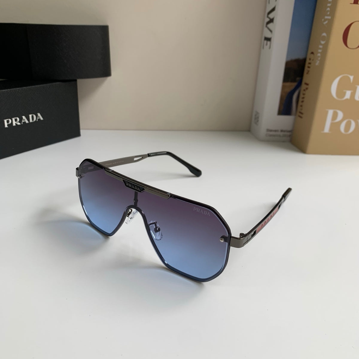 Prada Oversized Silver Lens Sunglasses for Men & Women - 415780 - detail image 2