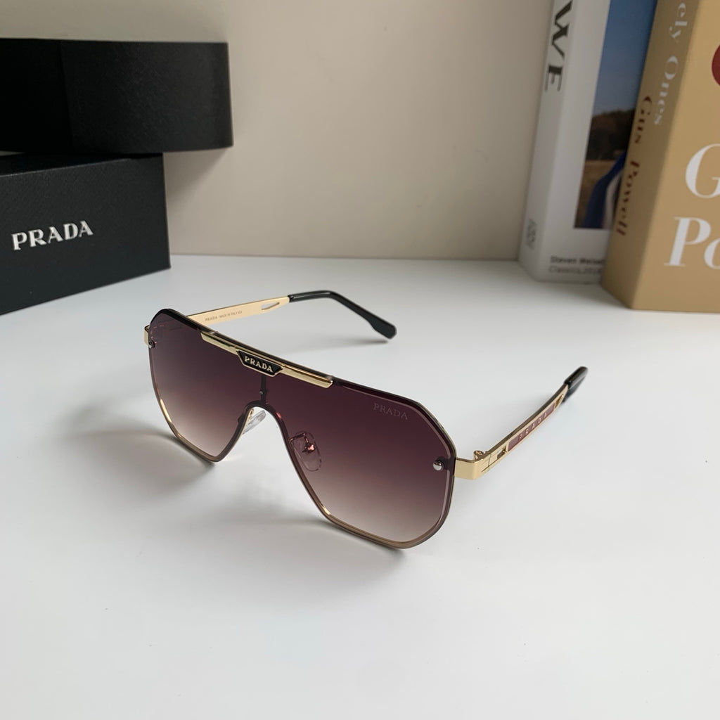 Prada Oversized Silver Lens Sunglasses for Men & Women - 487035 - detail image 2