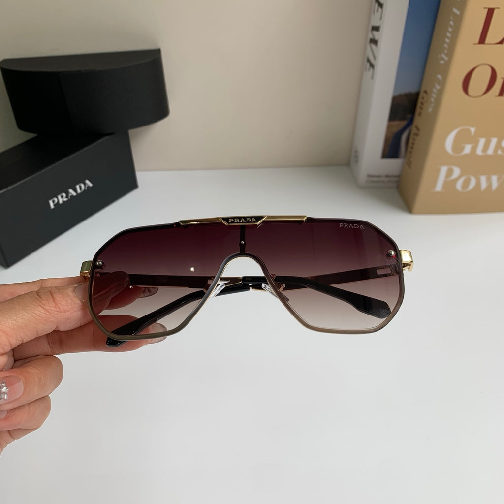 Prada Oversized Silver Lens Sunglasses for Men & Women - 487035 - detail image 3