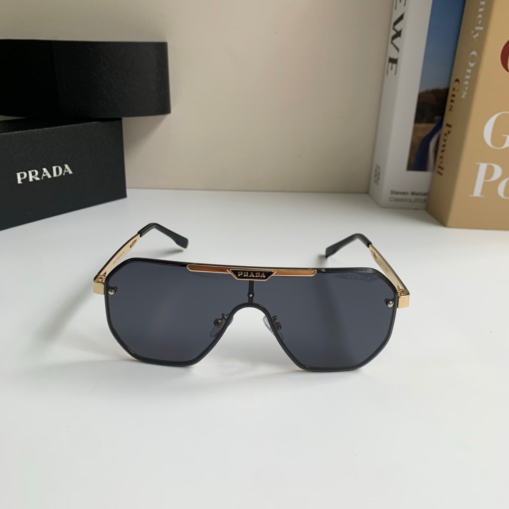 Prada Oversized Silver Lens Sunglasses for Men & Women - 487036 - detail image 3