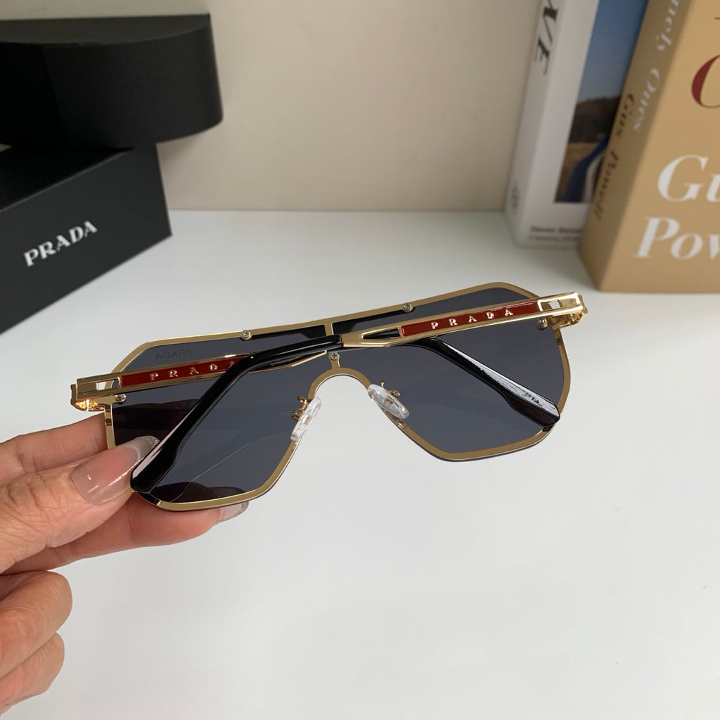 Prada Oversized Silver Lens Sunglasses for Men & Women - 487036 - detail image 6