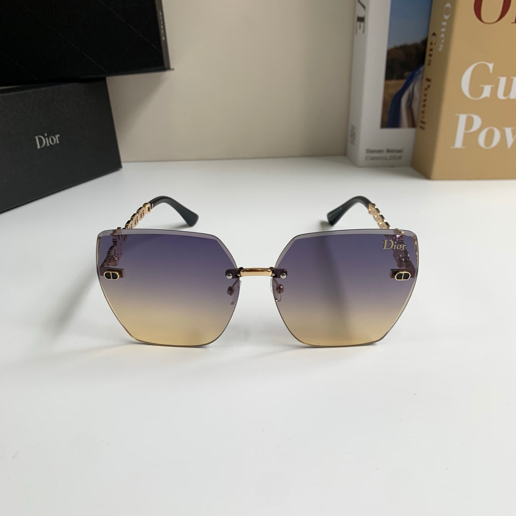 Dior Polarized Square Silver Lens Sunglasses for Men & Women - 415487 - detail image 3