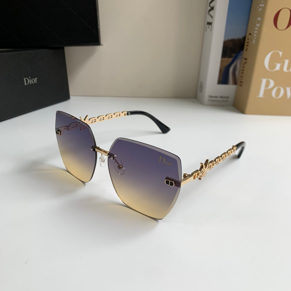 Dior Polarized Square Silver Lens Sunglasses for Men & Women - 415487 - detail image 2