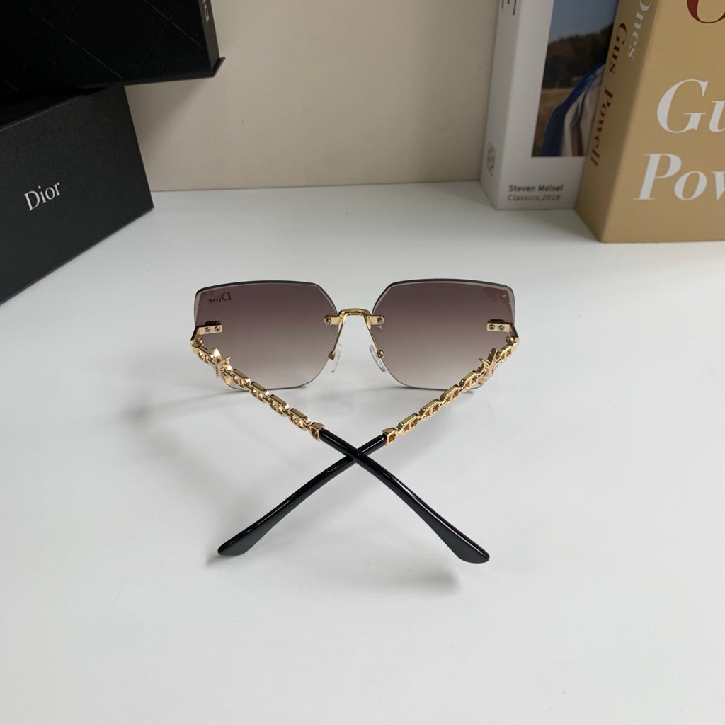 Dior Polarized Square Silver Lens Sunglasses for Men & Women - 415488 - detail image 8