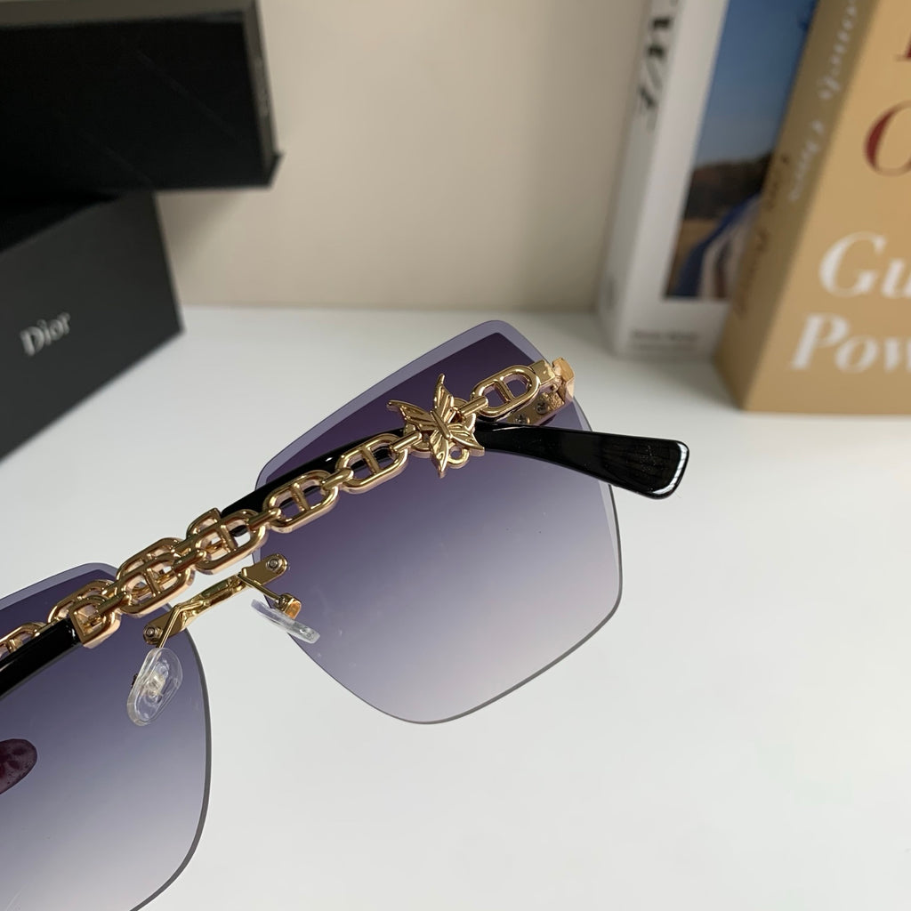 Dior Polarized Square Silver Lens Sunglasses for Men & Women - 486722 - detail image 8