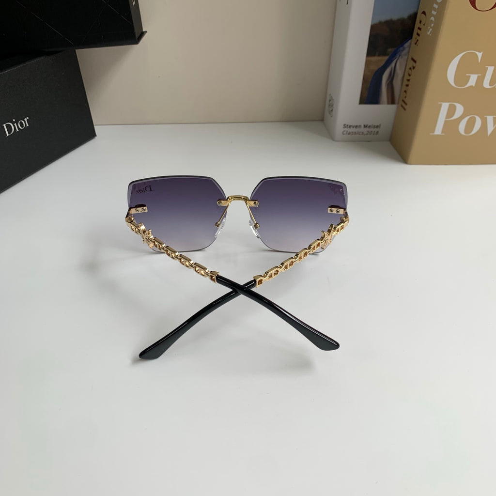Dior Polarized Square Silver Lens Sunglasses for Men & Women - 486722 - detail image 9