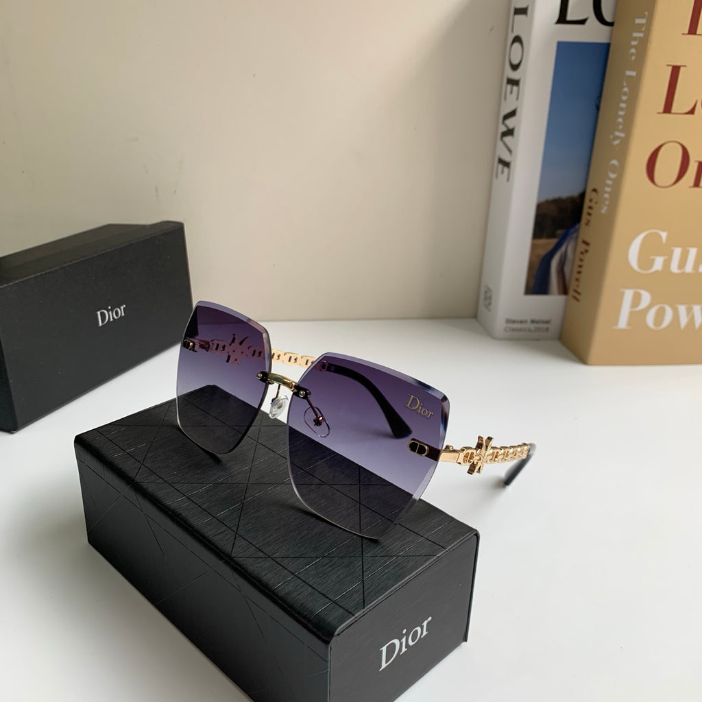 Dior Polarized Square Silver Lens Sunglasses for Men & Women - 486722 - detail image 4