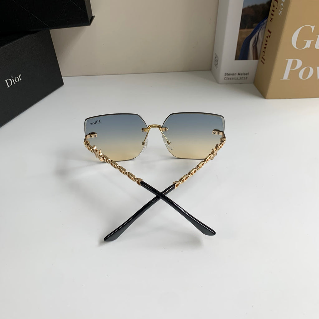 Dior Polarized Square Silver Lens Sunglasses for Men & Women - 486723 - detail image 7