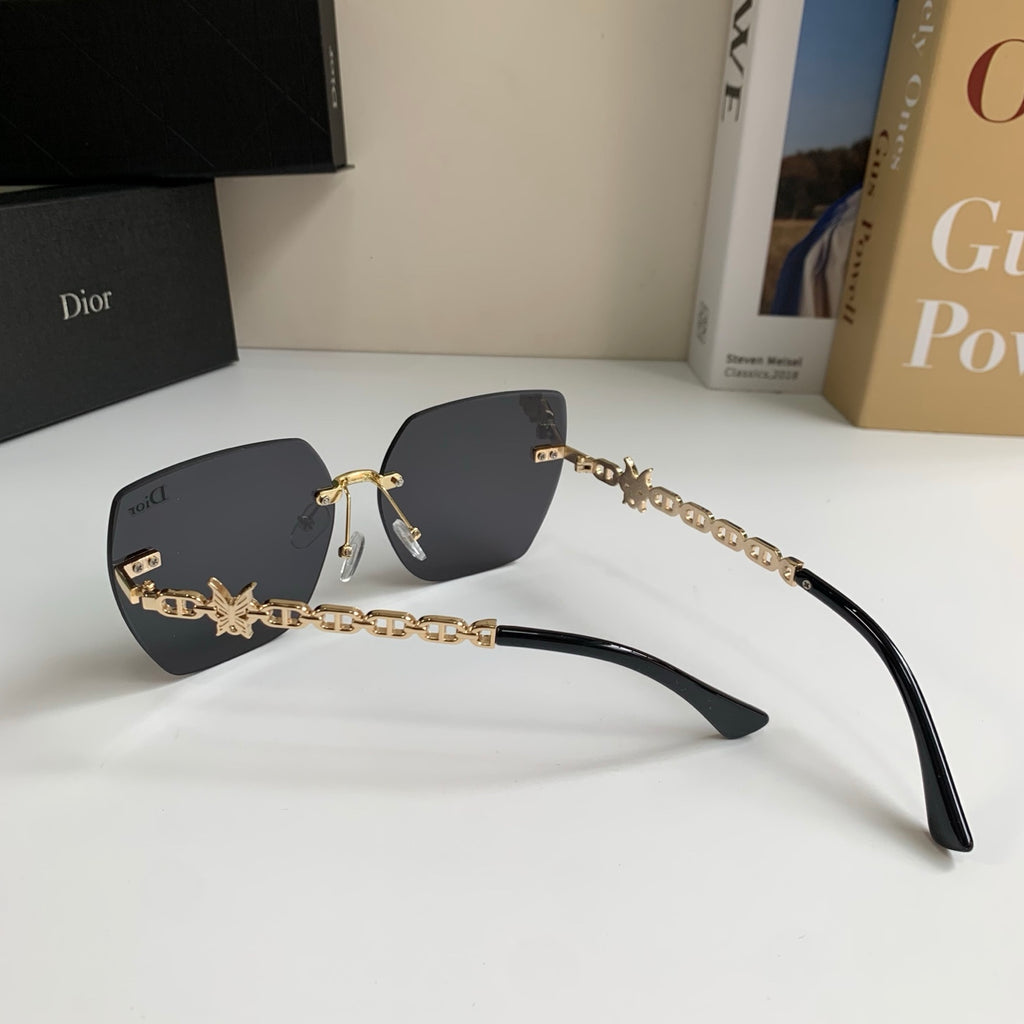 Dior Polarized Square Silver Lens Sunglasses for Men & Women - 415491 - detail image 8