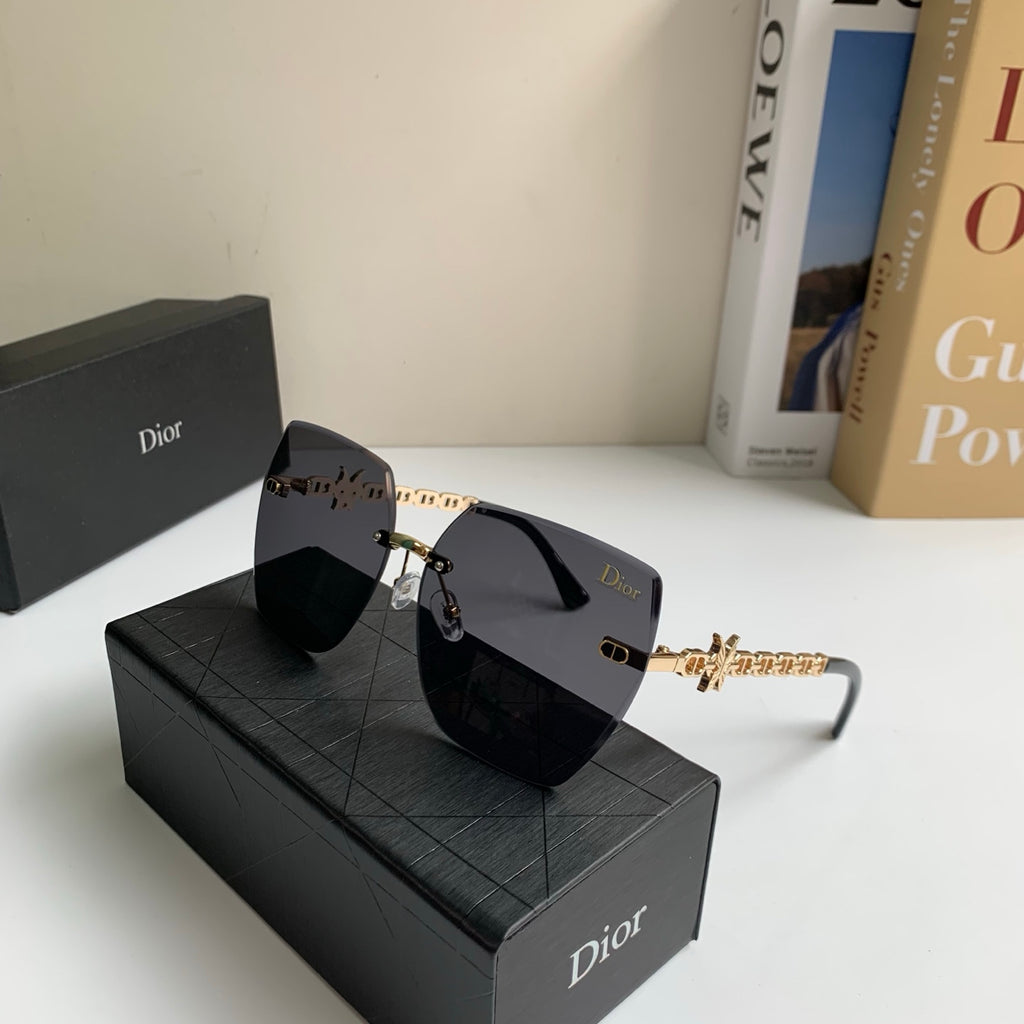 Dior Polarized Square Silver Lens Sunglasses for Men & Women - 486724 - detail image 5