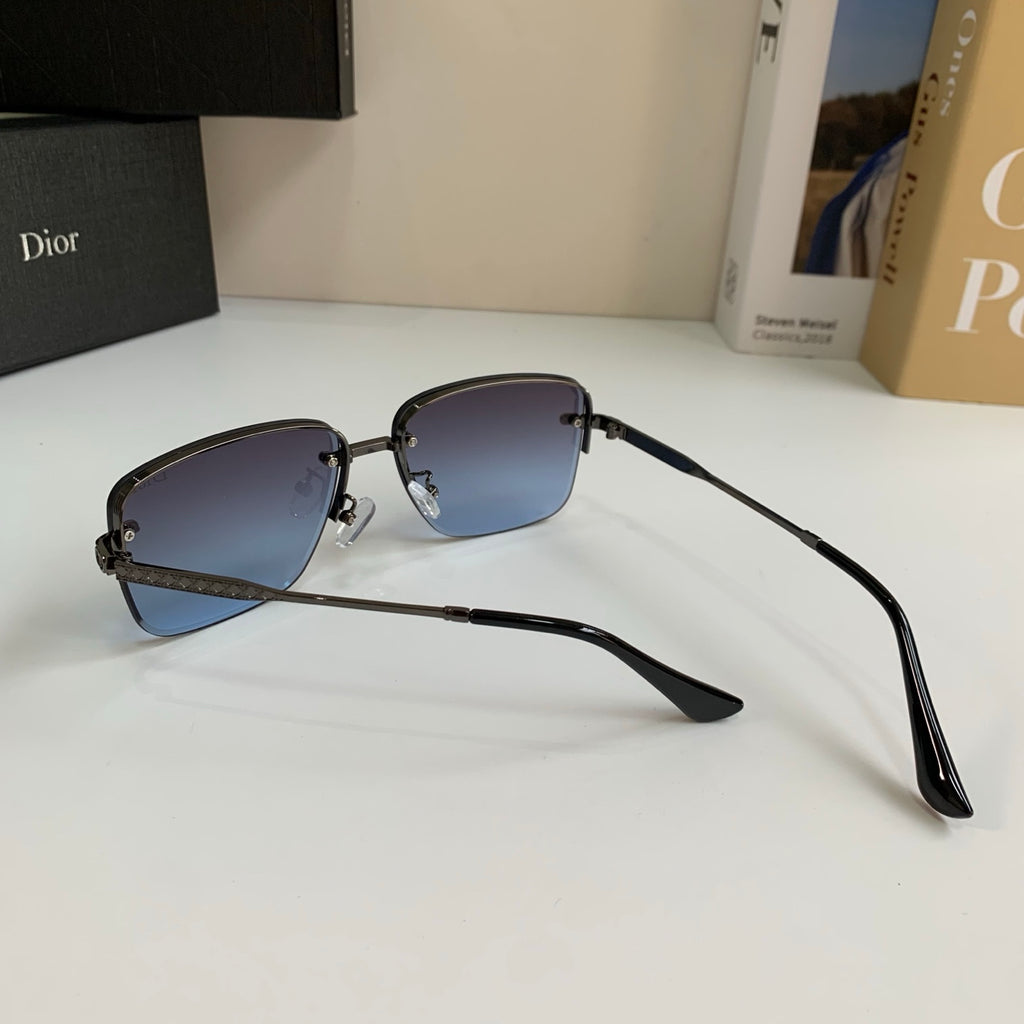 Dior Polarized Metal Fashion Silver Lens Sunglasses for Men & Women - 415493 - detail image 8