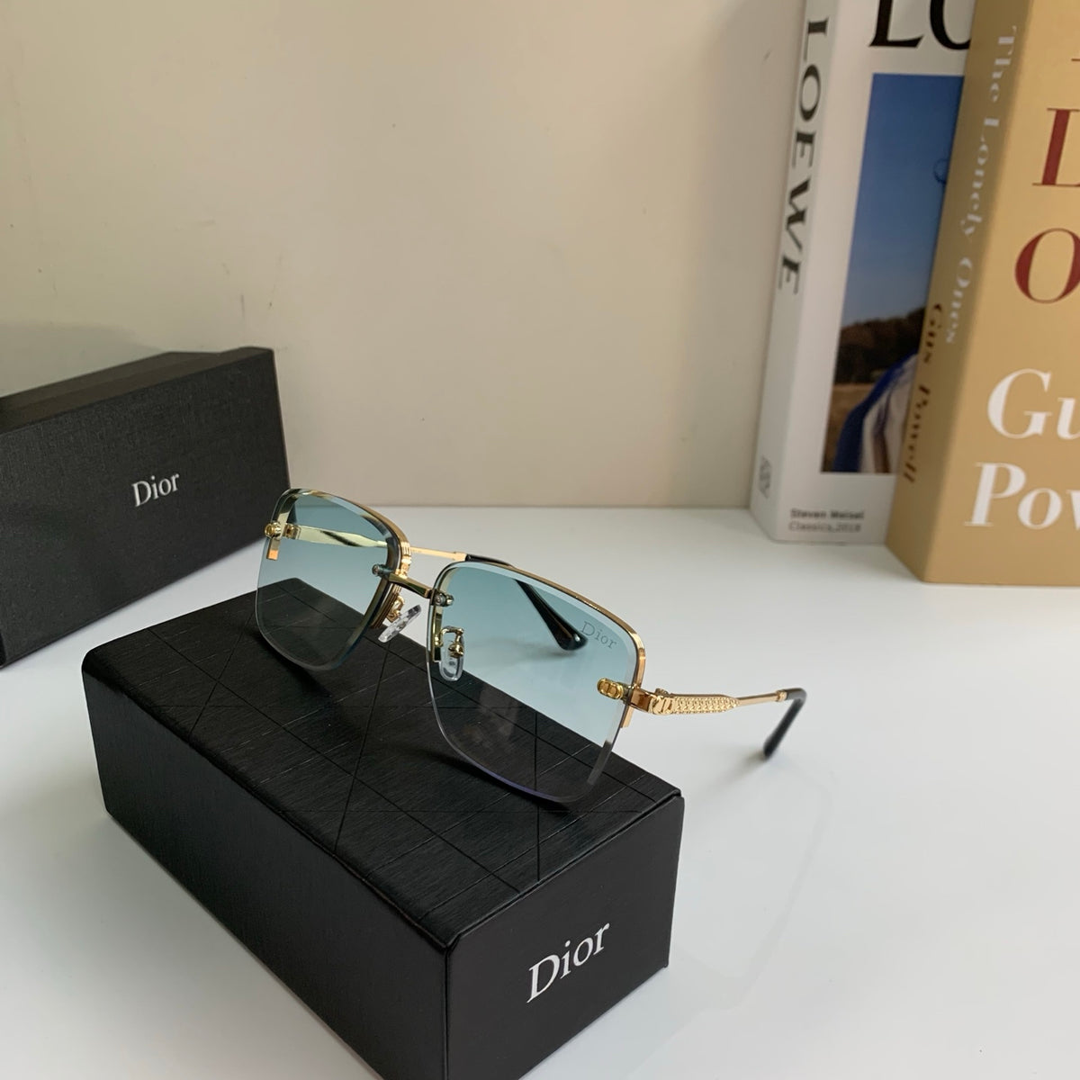 Dior Polarized Metal Fashion Silver Lens Sunglasses for Men & Women - 486764 - detail image 4