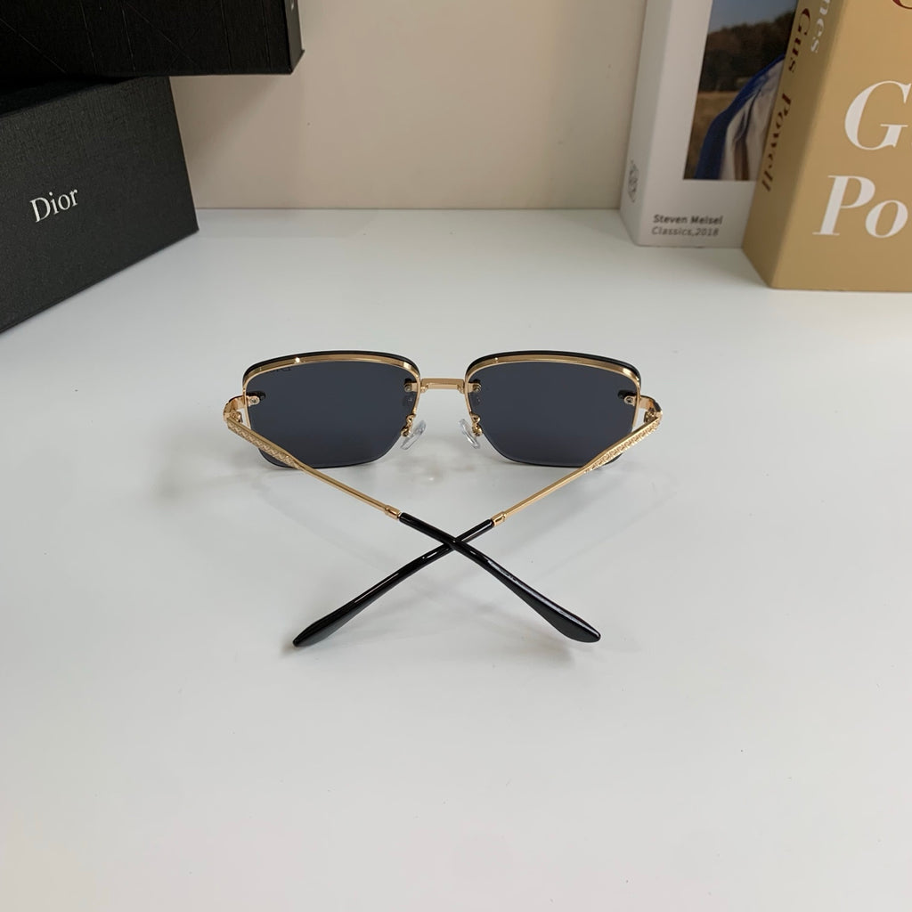 Dior Polarized Metal Fashion Silver Lens Sunglasses for Men & Women - detail image 9