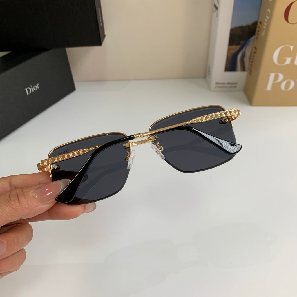 Dior Polarized Metal Fashion Silver Lens Sunglasses for Men & Women - 415496 - detail image 8