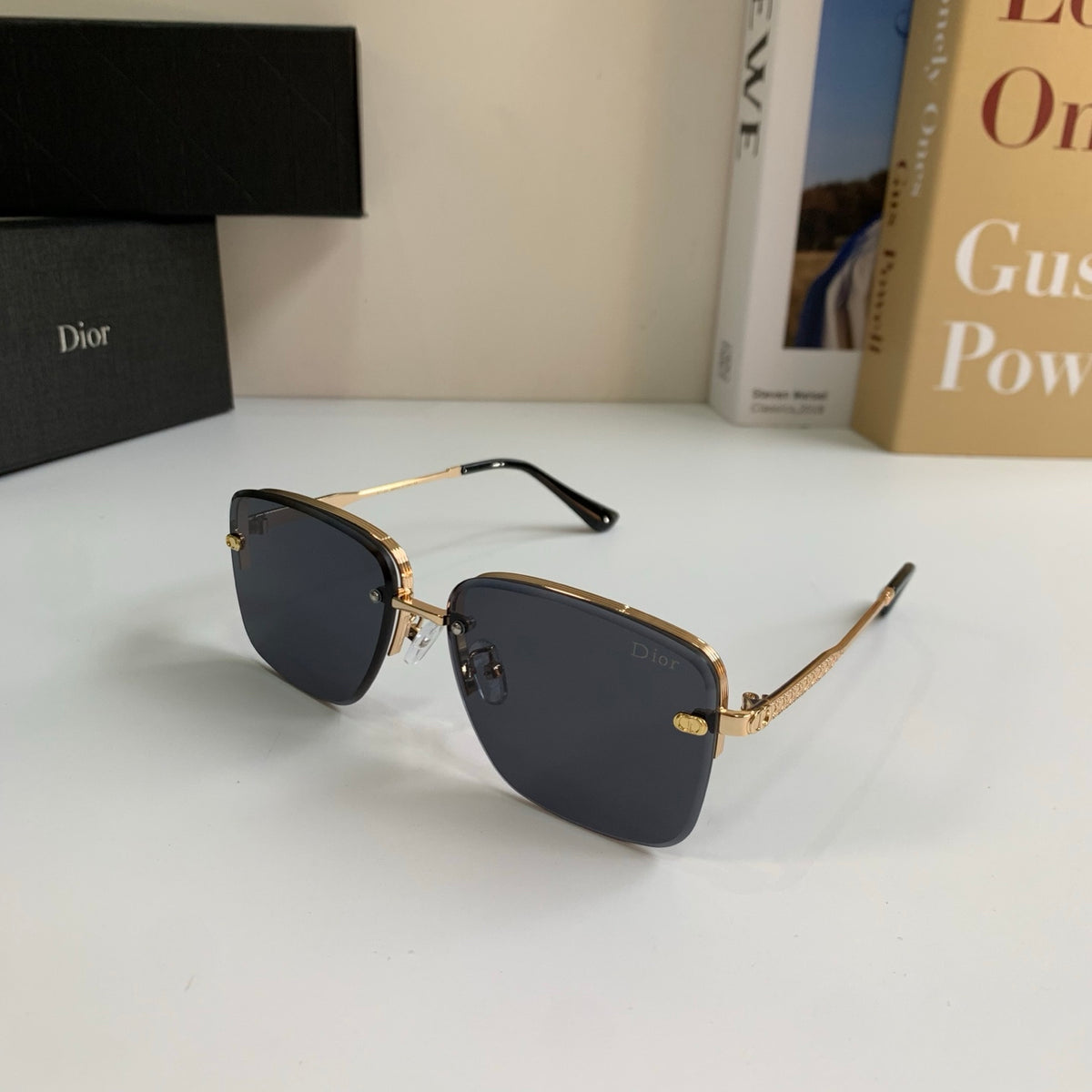 Dior Polarized Metal Fashion Silver Lens Sunglasses for Men & Women - 415496 - detail image 2