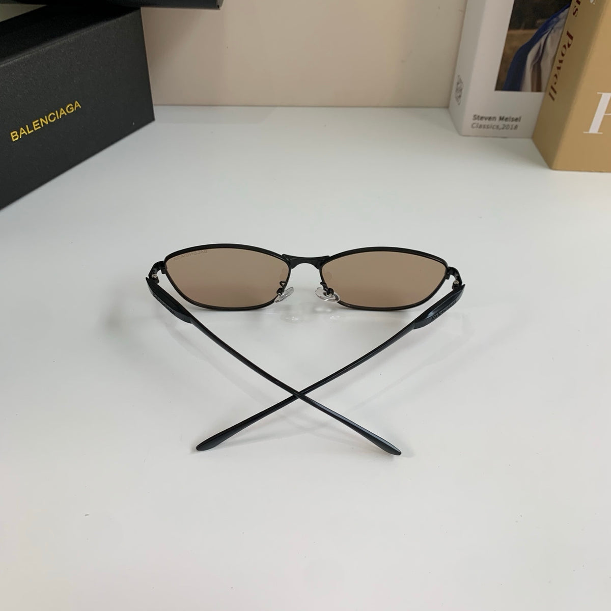 Balenciaga Fashion Silver Lens Sunglasses for Men & Women - 416095 - detail image 8