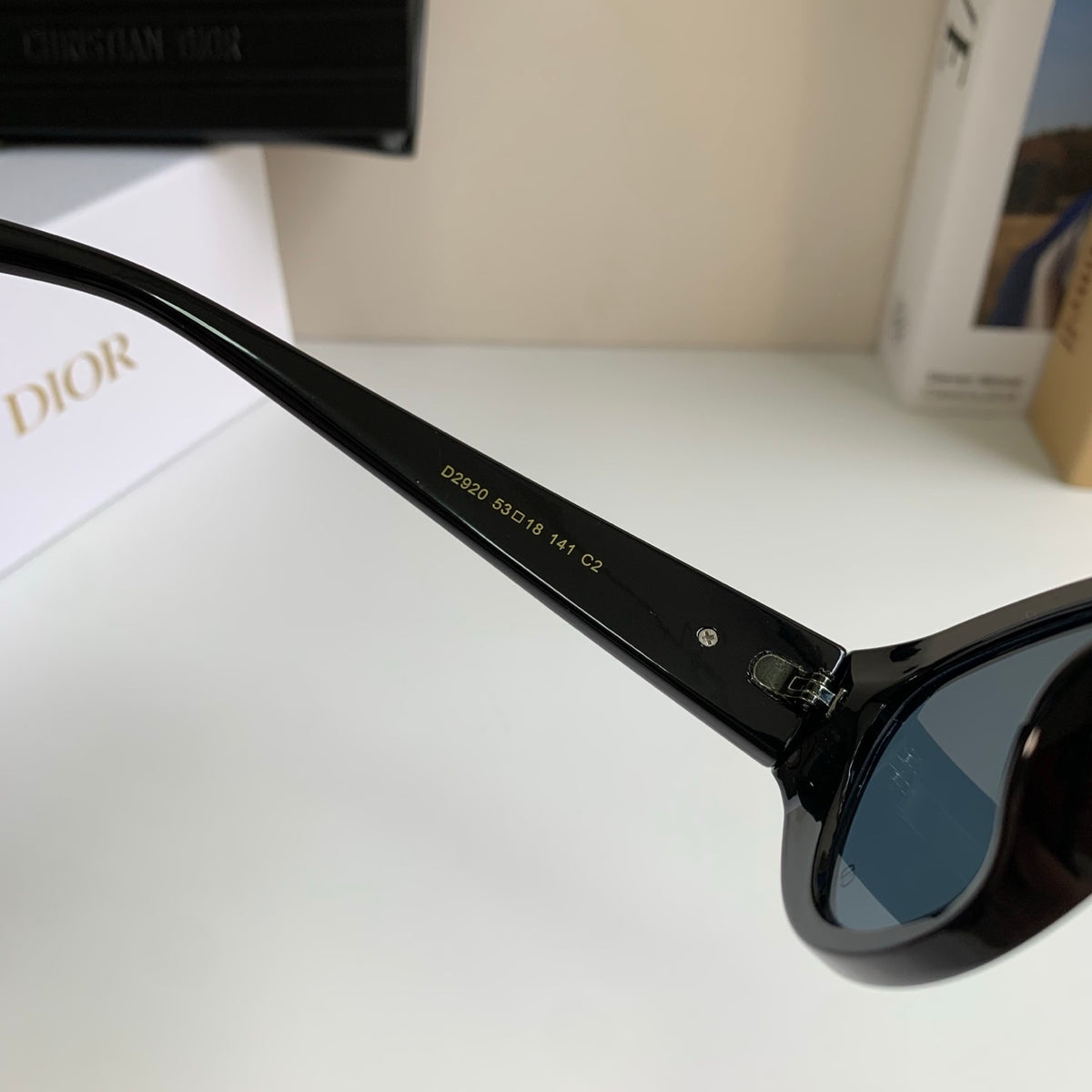 Dior Square Black Lens Sunglasses for Men & Women - 358175 - detail image 7
