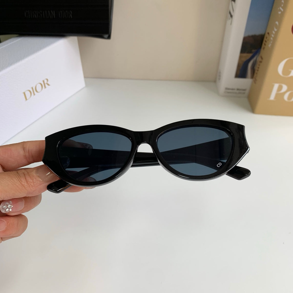 Dior Square Black Lens Sunglasses for Men & Women - 449117 - detail image 4