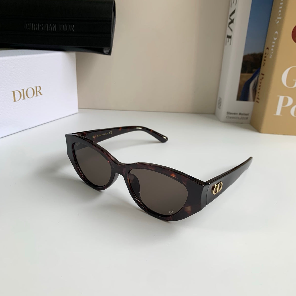 Dior Square Black Lens Sunglasses for Men & Women - 449118 - detail image 2