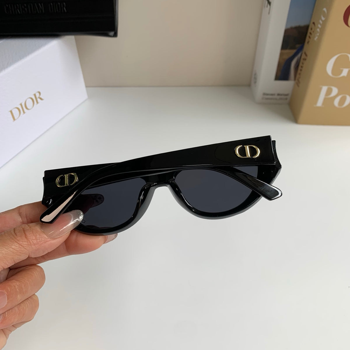 Dior Square Black Lens Sunglasses for Men & Women - 358178 - detail image 8