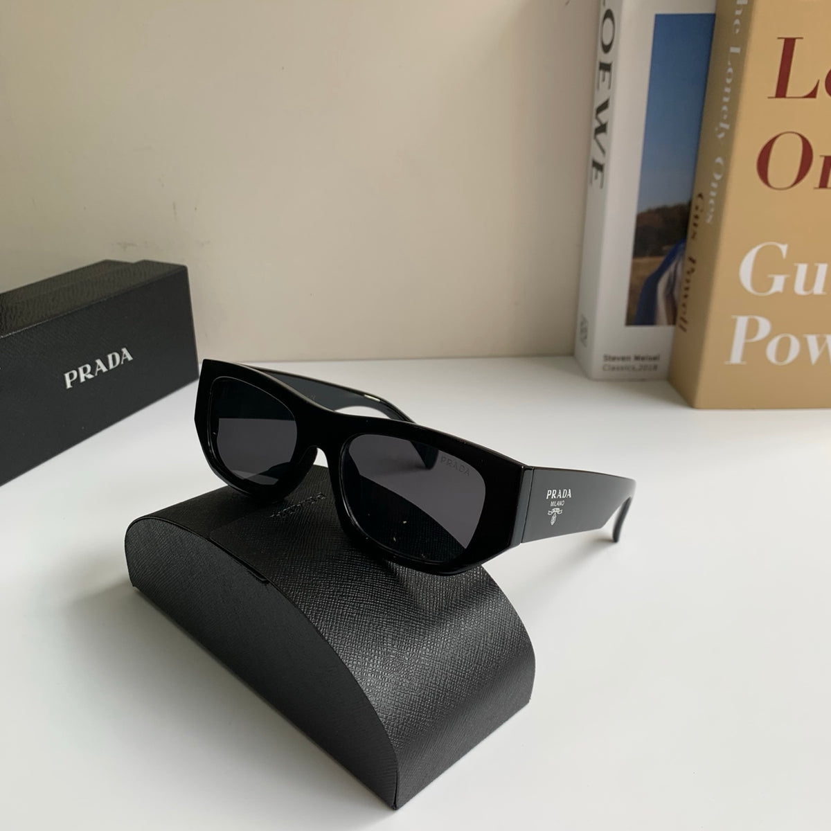 Prada Fashion Black Lens Sunglasses for Men & Women - 449365 - detail image 5