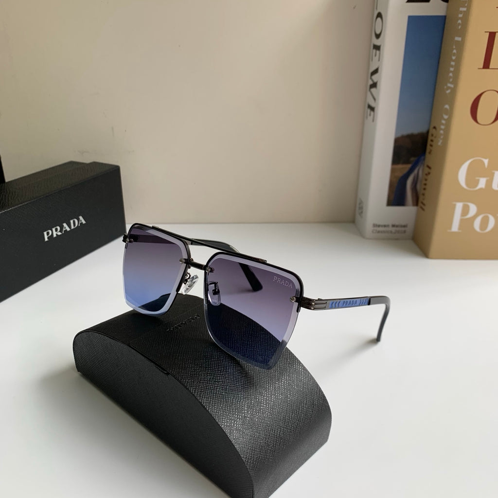 Prada Metal Fashion Silver Lens Sunglasses for Men & Women - 449366 - detail image 5