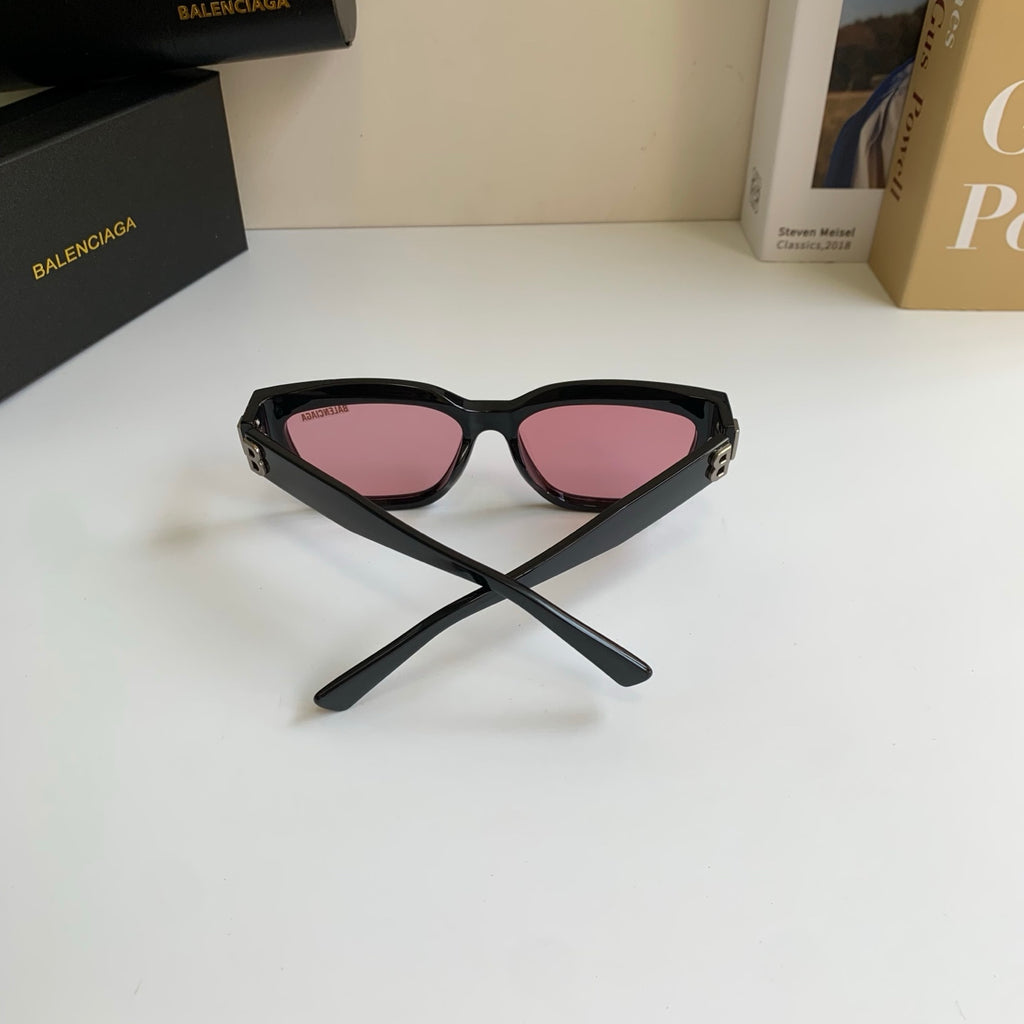 Balenciaga Square Red Lens Sunglasses for Men & Women - 372352 - detail image 7