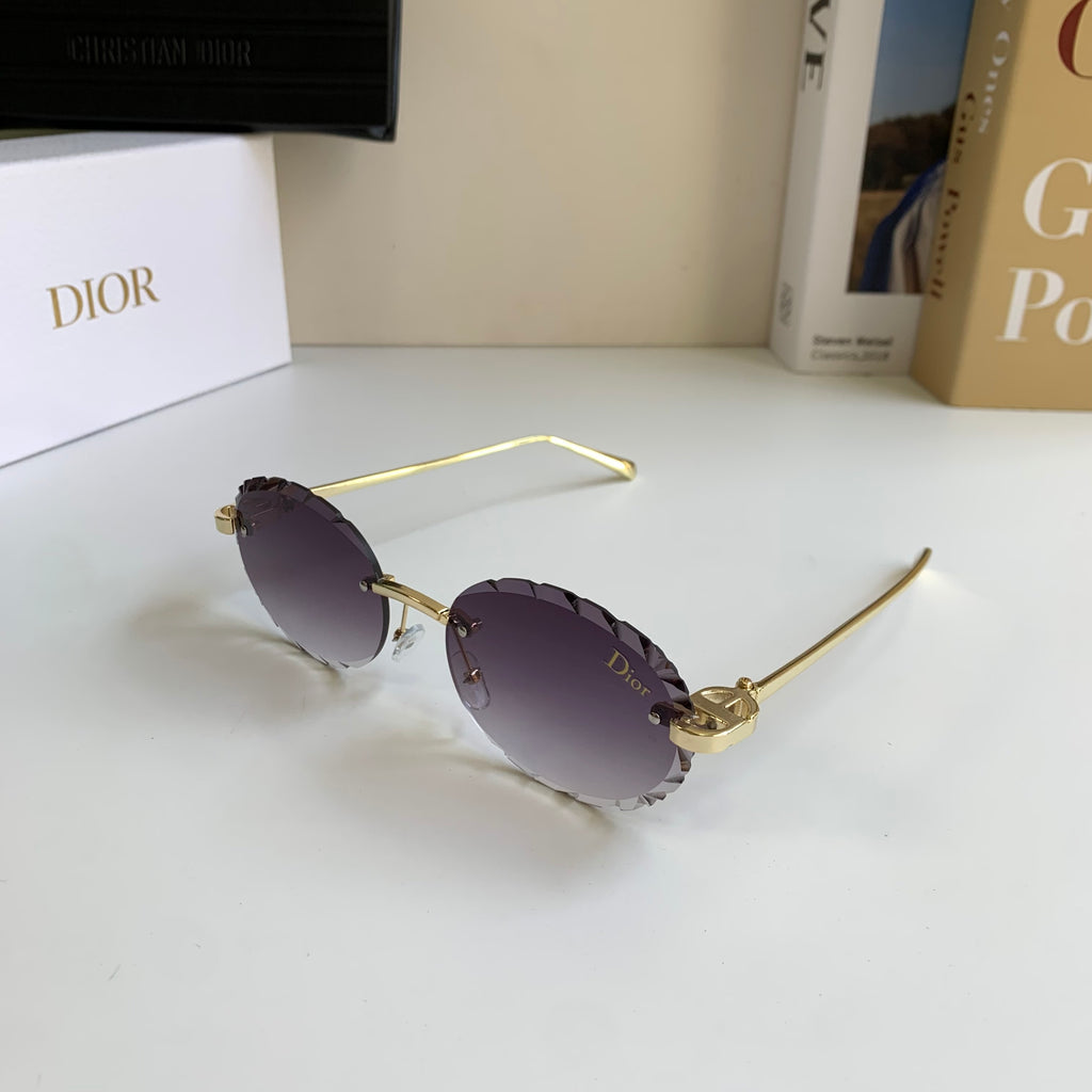 Dior Polarized Round Silver Lens Sunglasses for Men & Women - 465399 - detail image 2
