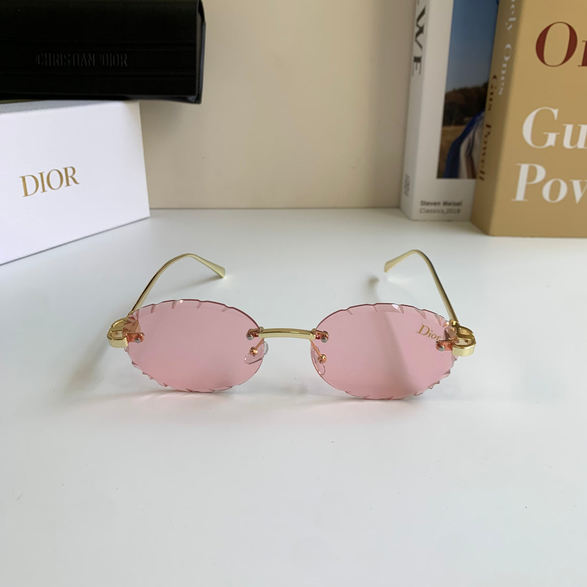 Dior Polarized Round Silver Lens Sunglasses for Men & Women - 465400 - detail image 2