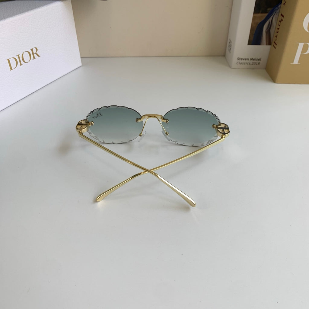 Dior Polarized Round Silver Lens Sunglasses for Men & Women - 465401 - detail image 8