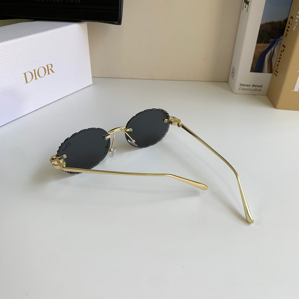 Dior Polarized Round Silver Lens Sunglasses for Men & Women - 465403 - detail image 8