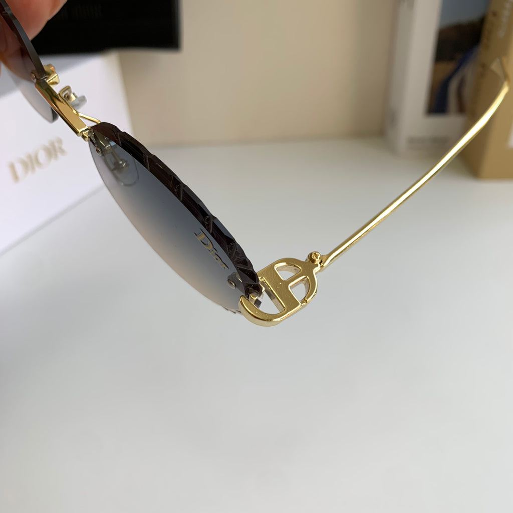 Dior Polarized Round Silver Lens Sunglasses for Men & Women - detail image 6