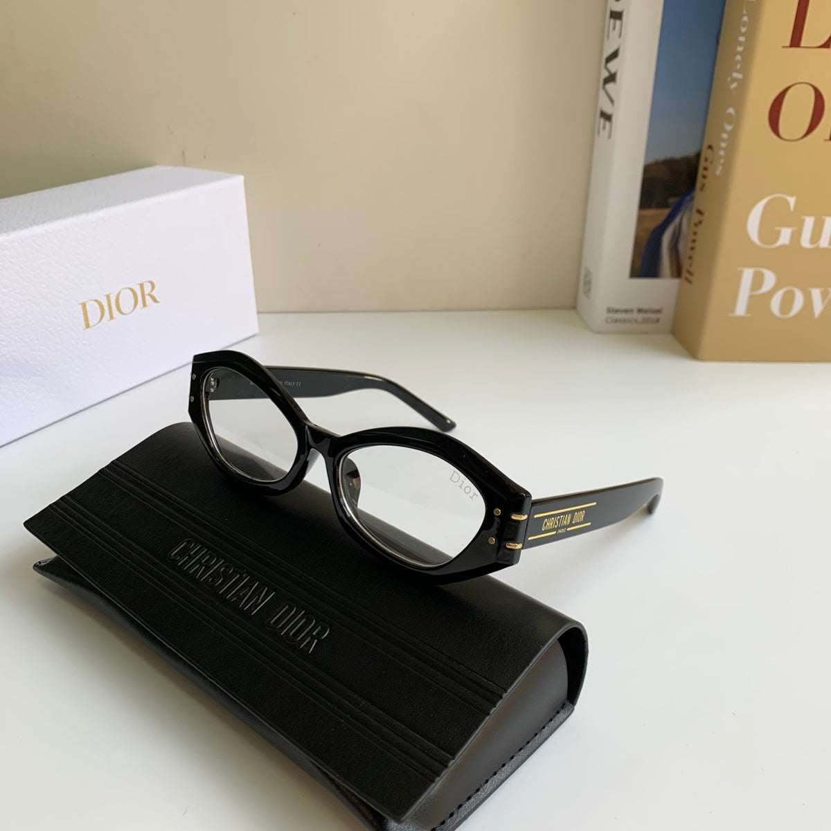 Dior Polarized Cat-Eye Silver Lens Sunglasses for Men & Women - 382463 - detail image 5