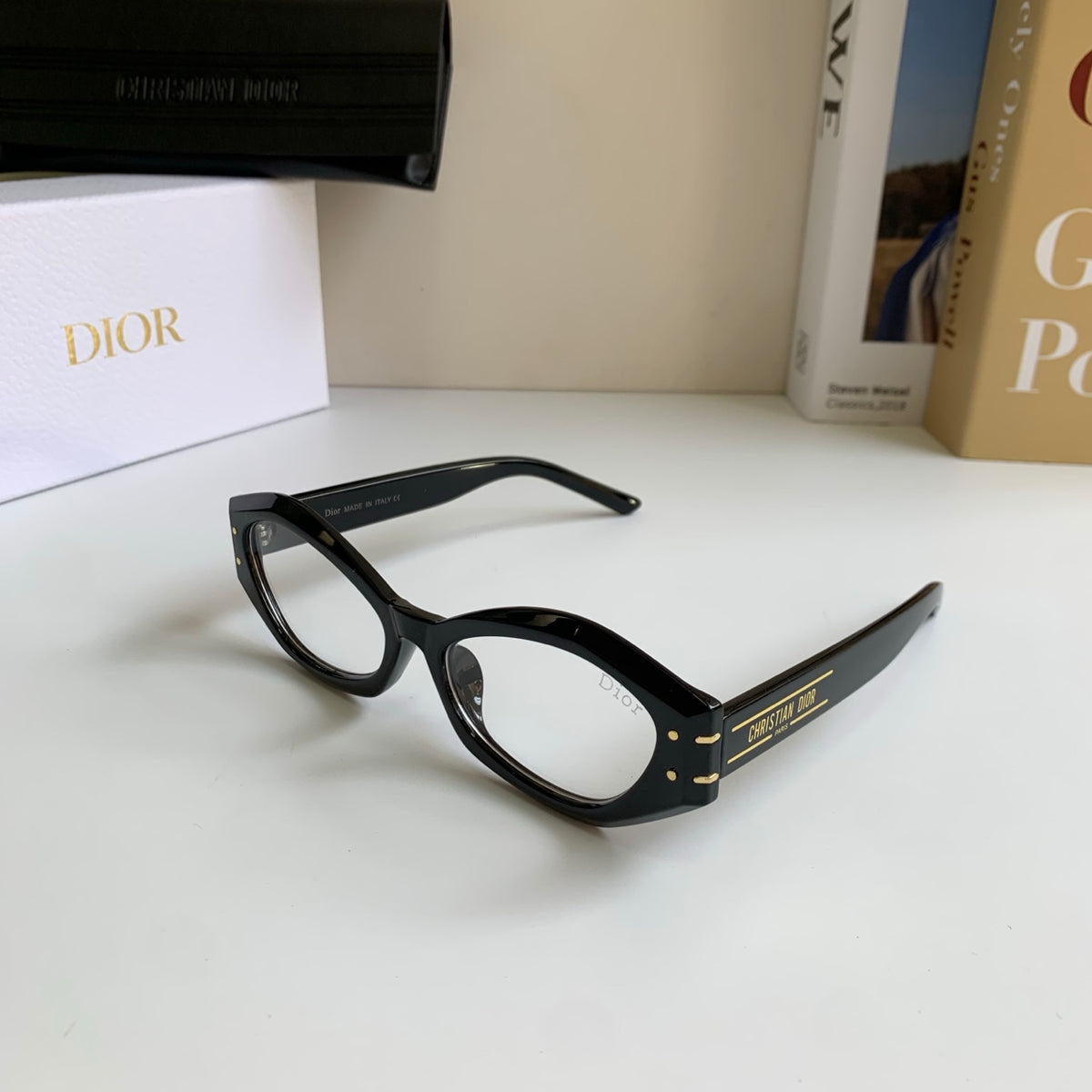 Dior Polarized Cat-Eye Silver Lens Sunglasses for Men & Women - 382463 - detail image 2