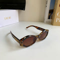 Dior Polarized Cat-Eye Black Lens Sunglasses for Men & Women - 382464