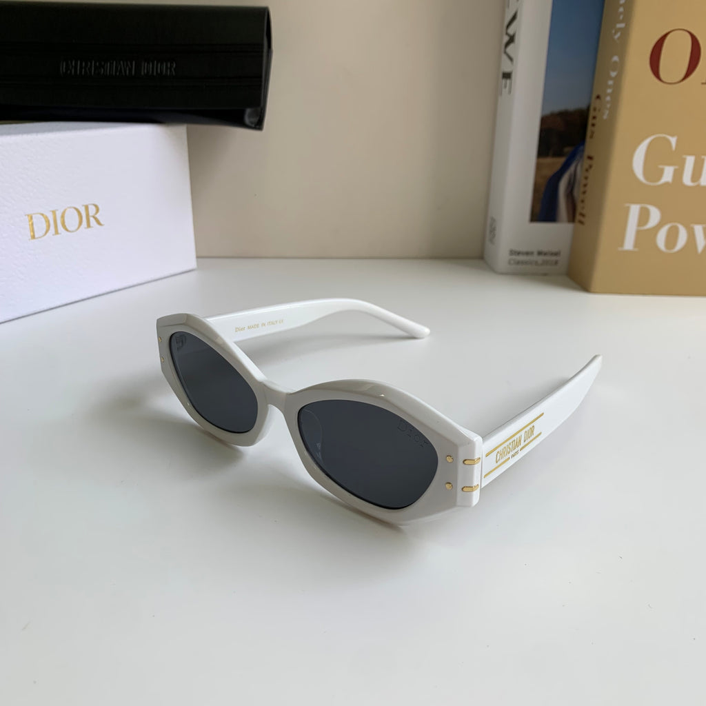 Dior Polarized Cat-Eye Silver Lens Sunglasses for Men & Women - 382466 - detail image 2
