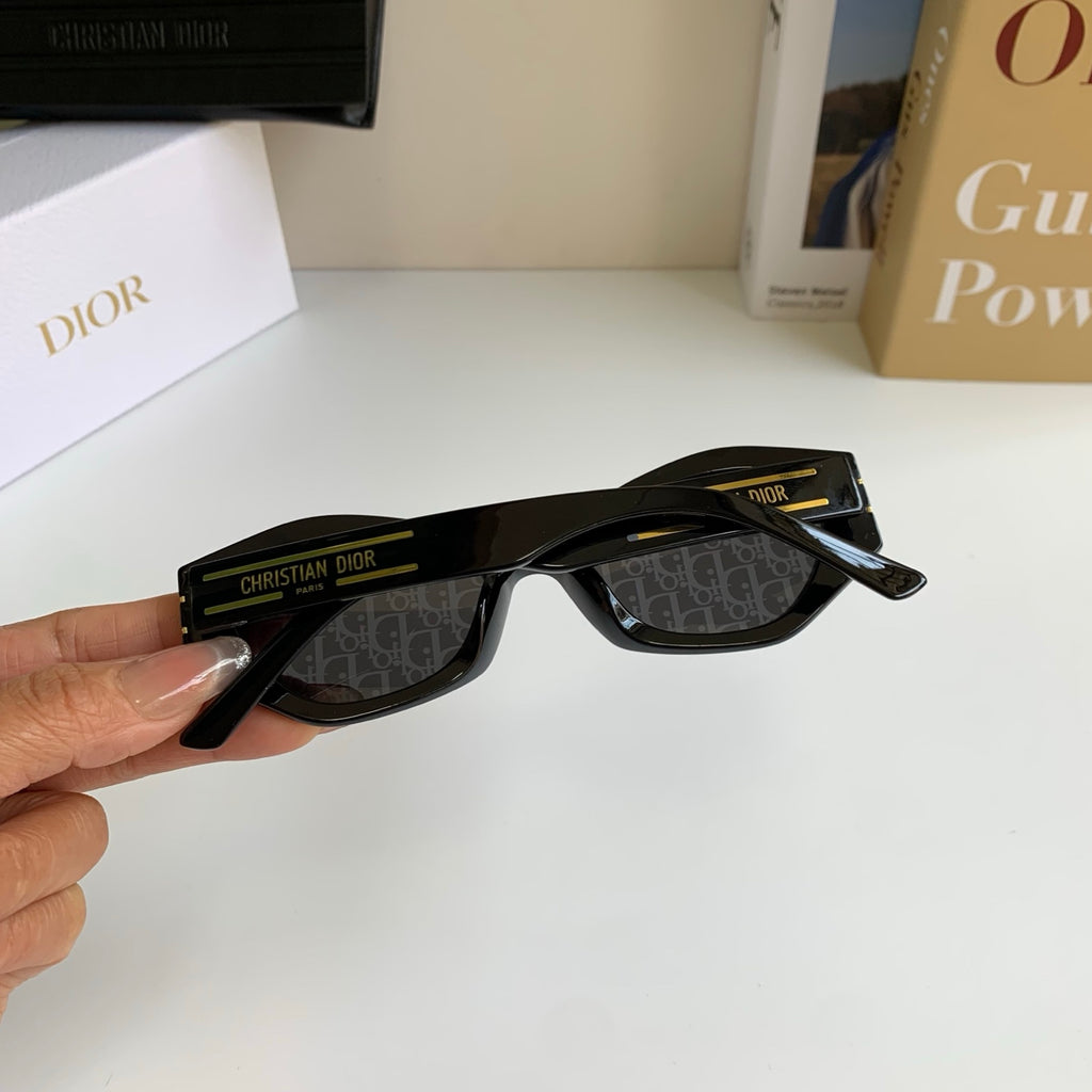 Dior Polarized Cat-Eye Black Lens Sunglasses for Men & Women - 382467 - detail image 6