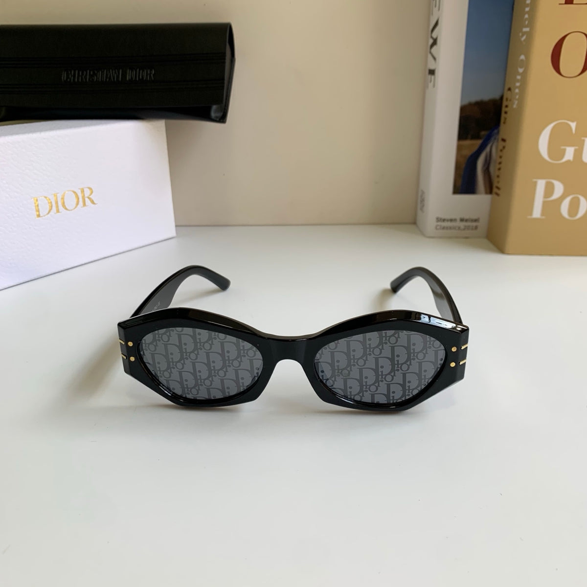 Dior Polarized Cat-Eye Black Lens Sunglasses for Men & Women - 382467 - detail image 5