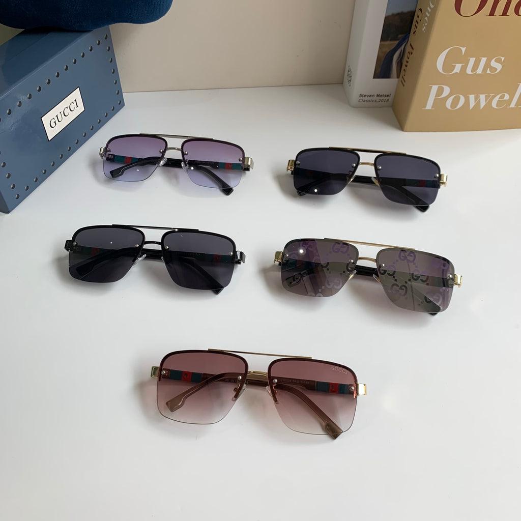Gucci Metal Square Silver Lens Sunglasses for Men & Women - 464950 - detail image 9