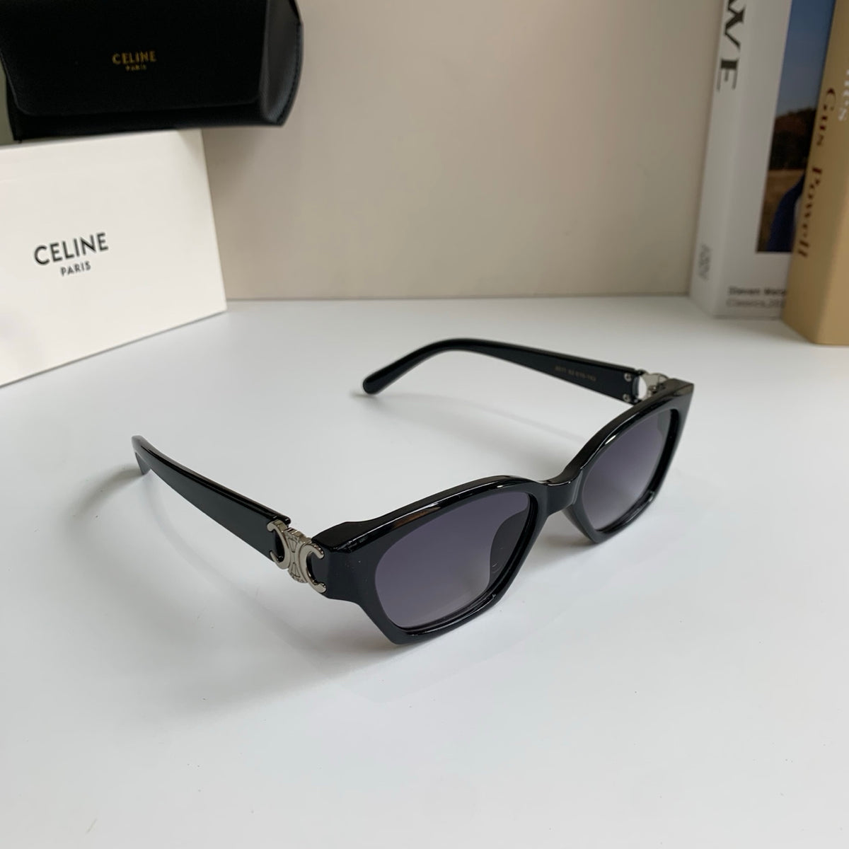 Celine Square Silver Lens Sunglasses for Men & Women - 415608