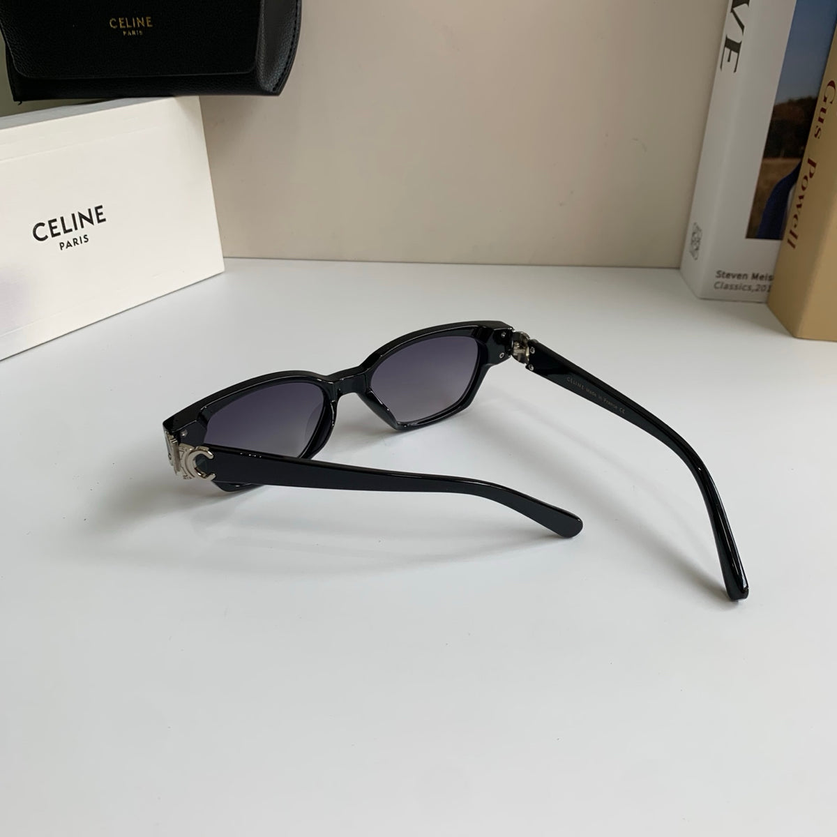 Celine Square Silver Lens Sunglasses for Men & Women - 415608 - detail image 8