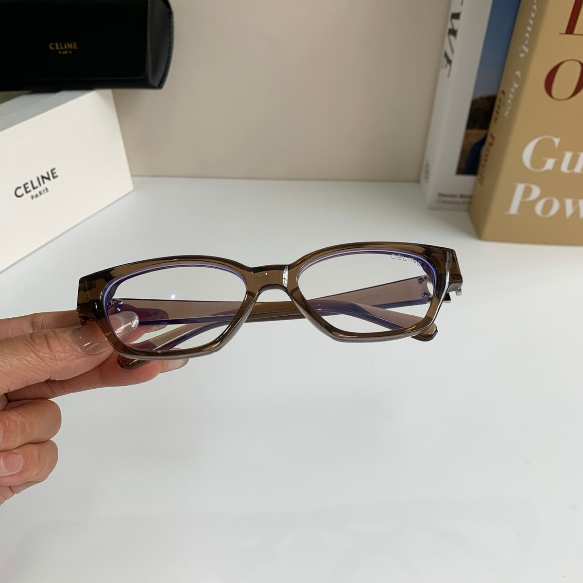 Celine Square Silver Lens Sunglasses for Men & Women - 415609 - detail image 3
